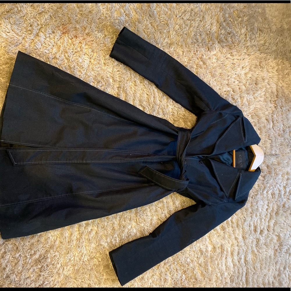 Guess Denim Trench Coat